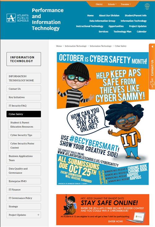 Cyber Homepage